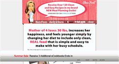 Desktop Screenshot of cleanfoodlove.com